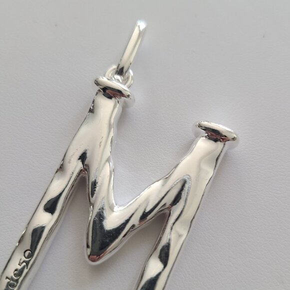 Uno de 50 • Initial M • Silver plated • Large - Picture 7 of 12